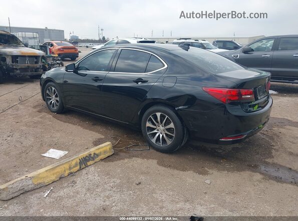 19UUB2F57GA002585 2016 ACURA TLX Black Tył lewy