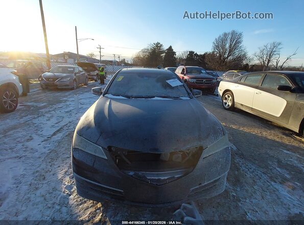 19UUB2F59GA008131 2016 ACURA TLX Черный Вид щитка приборов