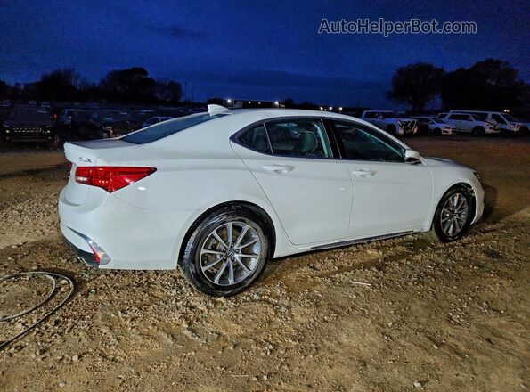 19UUB2F5XJA009182 2018 ACURA TLX Белый Задняя правая четверть