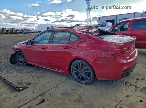 19UUB2F63KA006327 2019 ACURA TLX Red Հետևի ձախ