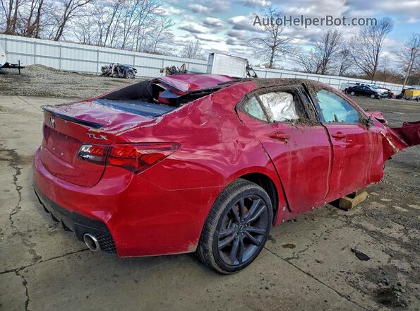 19UUB2F63KA006327 2019 ACURA TLX Red Հետևի աջ