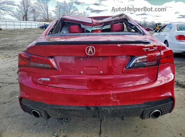 19UUB2F63KA006327 2019 ACURA TLX Red Հետևի տեսք