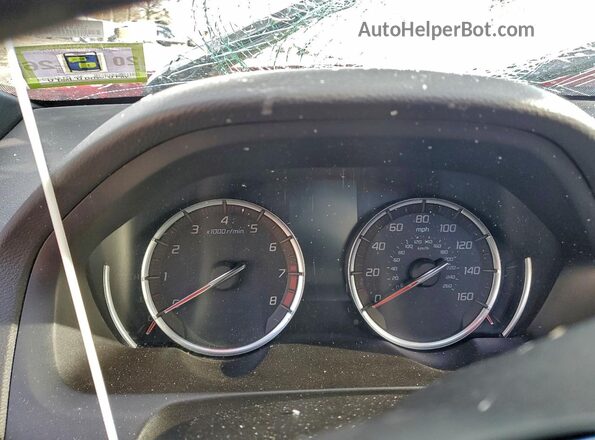 19UUB2F63KA006327 2019 ACURA TLX Red Սարքավորումների վահանակի տեսք