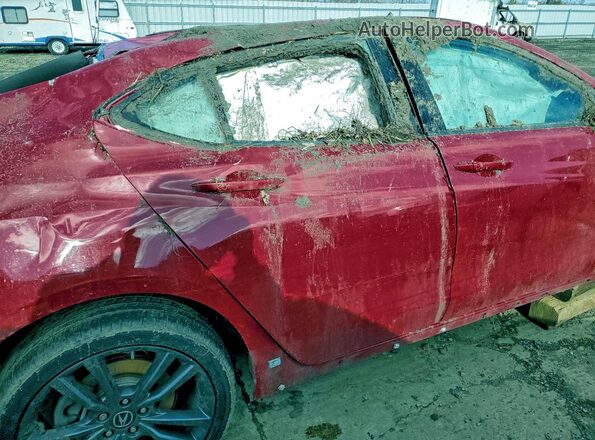 19UUB2F63KA006327 2019 ACURA TLX Red Հետևի նստատեղերի տեսք