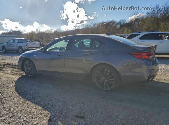 19UUB2F66JA008085 2018 ACURA TLX Серый Задняя левая четверть