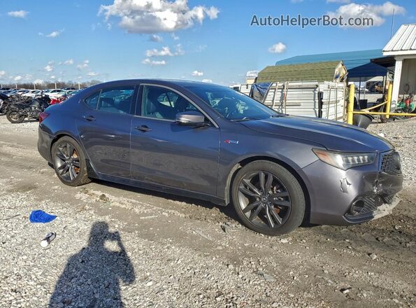 19UUB2F66JA008085 2018 ACURA TLX Серый Передняя правая четверть