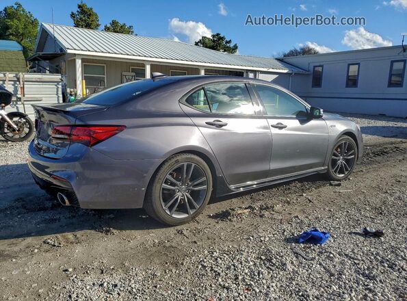 19UUB2F66JA008085 2018 ACURA TLX Серый Задняя правая четверть