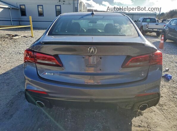 19UUB2F66JA008085 2018 ACURA TLX Серый Вид сзади