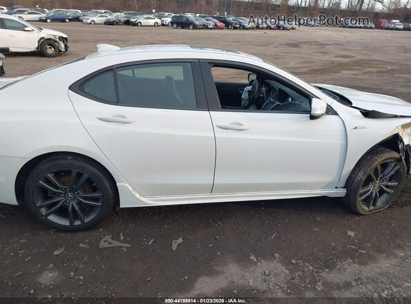 19UUB2F69LA004986 2020 ACURA TLX White Widok wnętrza z tyłu