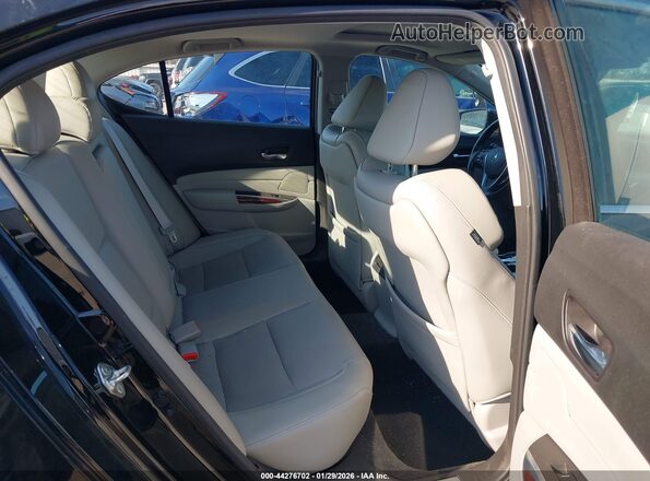 19UUB2F75HA006671 2017 ACURA TLX Black Vista de la etiqueta del VIN