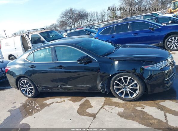 19UUB2F75HA006671 2017 ACURA TLX Black Vista interior trasera