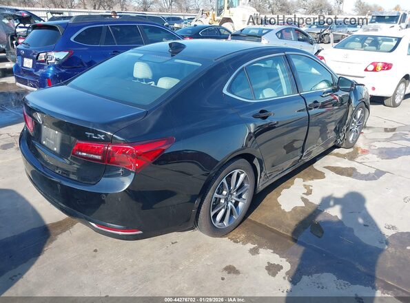 19UUB2F75HA006671 2017 ACURA TLX Black Trasero derecho