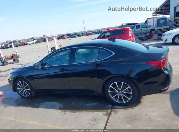 19UUB2F75HA006671 2017 ACURA TLX Black Vista interior de 360 grados
