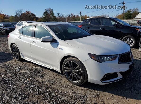 19UUB3F60LA002954 2020 ACURA TLX Белый Передняя правая четверть