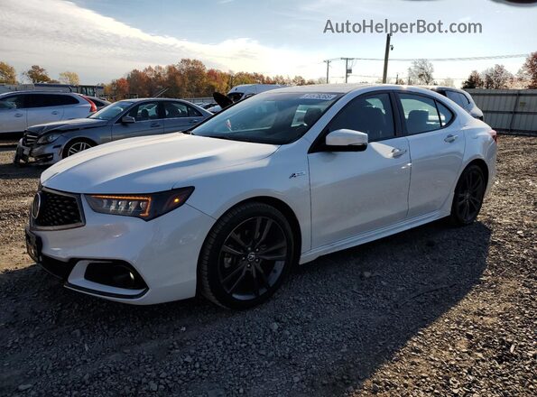 19UUB3F60LA002954 2020 ACURA TLX Белый Передняя левая четверть
