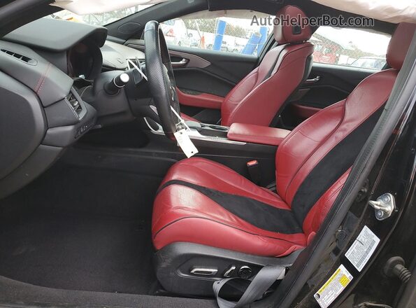 19UUB5F54MA003299 2021 ACURA TLX Черный Вид салона спереди