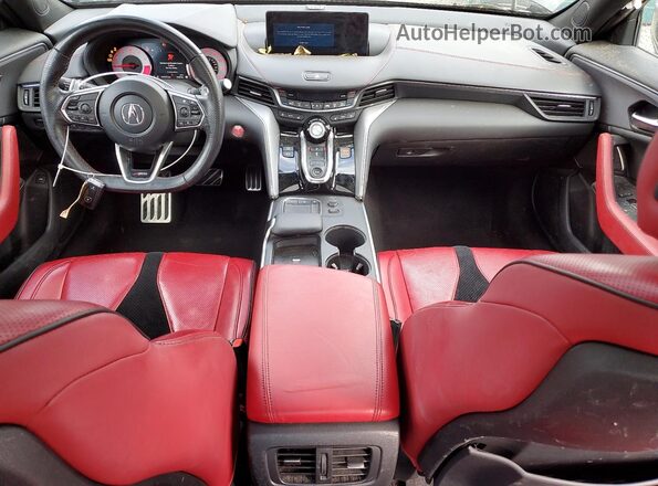 19UUB5F54MA003299 2021 ACURA TLX Черный Вид панели приборов