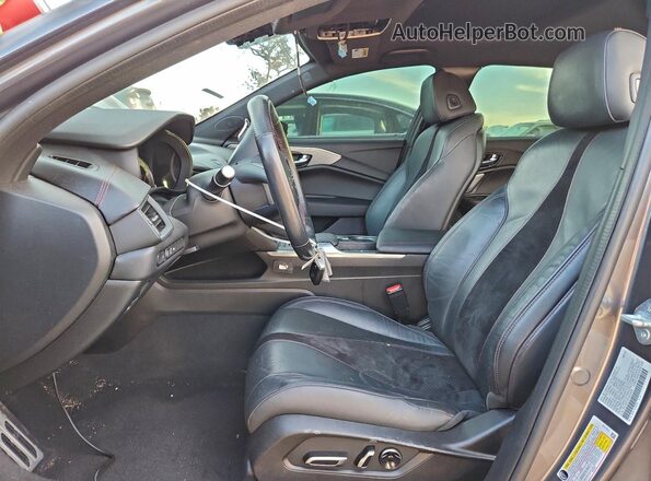 19UUB5F55NA003930 2022 ACURA TLX Угольный Вид салона спереди