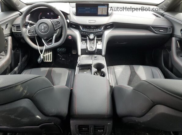 19UUB6F50SA001956 2025 ACURA TLX Gray Widok deski rozdzielczej