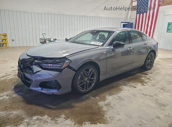 19UUB6F51SA003408 2025 ACURA TLX Gray Vista tres cuartos delantera izquierda