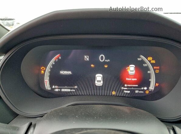19UUB6F52SA003725 2025 ACURA TLX Black Widok zestawu wskaźników