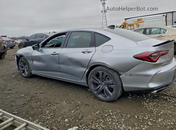 19UUB6F55MA009974 2021 ACURA TLX Серебряный Задняя левая четверть