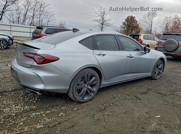 19UUB6F55MA009974 2021 ACURA TLX Серебряный Задняя правая четверть