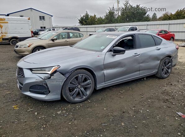 19UUB6F55MA009974 2021 ACURA TLX Серебряный Передняя левая четверть