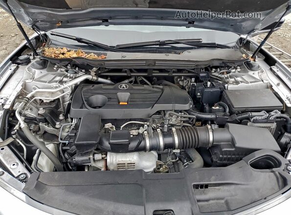 19UUB6F55MA009974 2021 ACURA TLX Серебряный Вид задней части салона