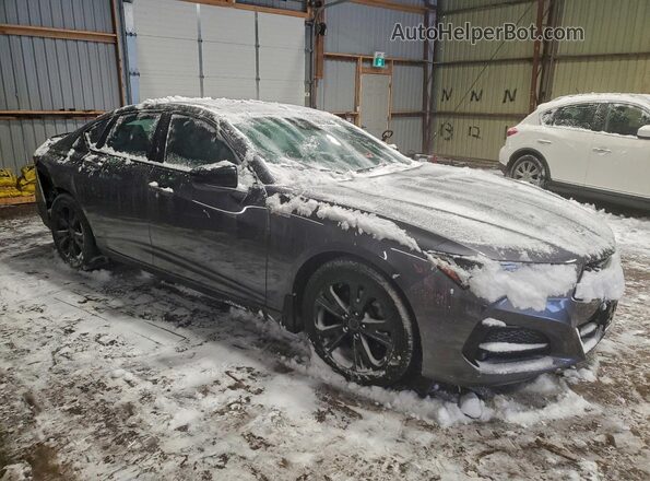 19UUB6F55MA801154 2021 ACURA TLX Серый Передняя правая четверть