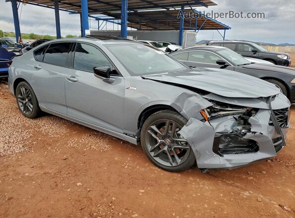 19UUB6F56SA000648 2025 ACURA TLX Gray Передня права чверть