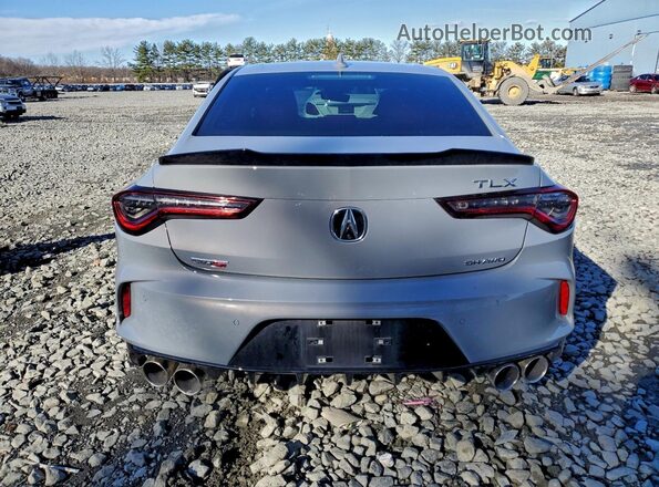 19UUB7F09SA000038 2025 ACURA TLX Gray Rear view