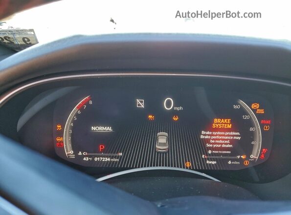 19UUB7F09SA000038 2025 ACURA TLX Gray Instrument cluster view