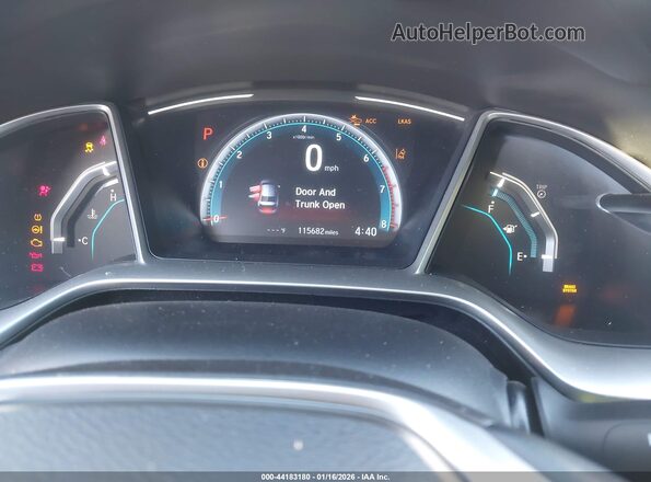 19XFC1F3XKE019030 2019 HONDA CIVIC Белый Вид задних сидений