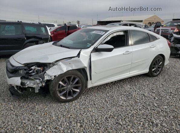 19XFC1F74ME001631 2021 HONDA CIVIC Белый Передняя левая четверть