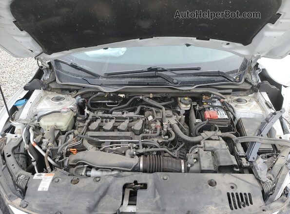 19XFC1F74ME001631 2021 HONDA CIVIC Белый Вид задней части салона
