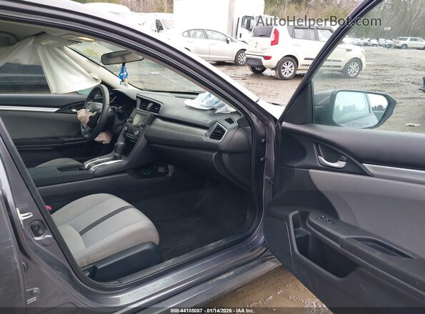 19XFC2F52JE203304 2018 HONDA CIVIC Серый Вид салона спереди