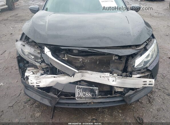 19XFC2F55JE041037 2018 HONDA CIVIC Black Widok z przodu