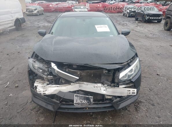 19XFC2F55JE041037 2018 HONDA CIVIC Black Widok zestawu wskaźników