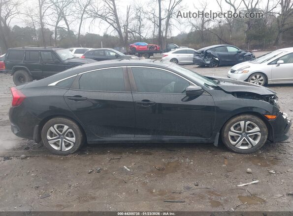 19XFC2F55JE041037 2018 HONDA CIVIC Black Widok wnętrza z tyłu