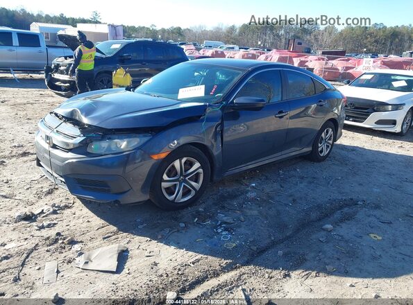 19XFC2F57GE031036 2016 HONDA CIVIC Dark Blue Передняя левая четверть