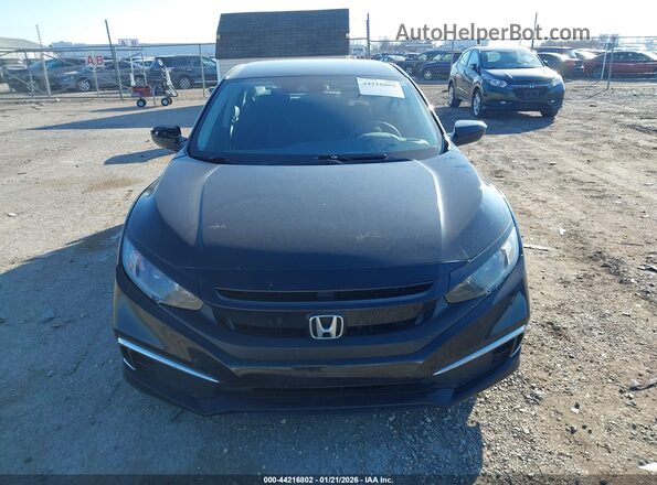 19XFC2F62KE000634 2019 HONDA CIVIC Black Widok zestawu wskaźników