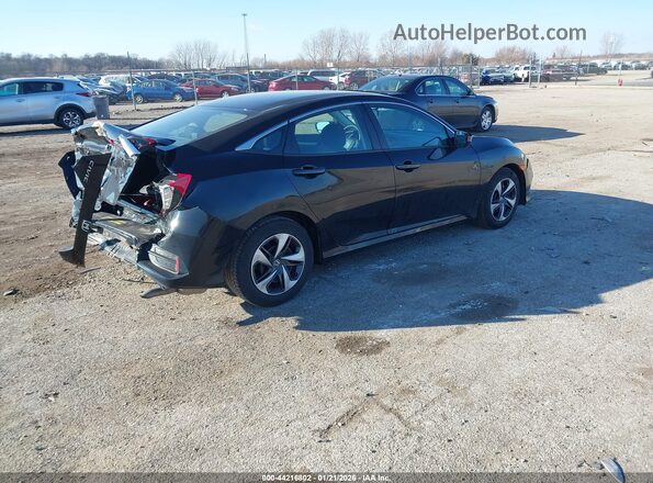 19XFC2F62KE000634 2019 HONDA CIVIC Black Tył prawy