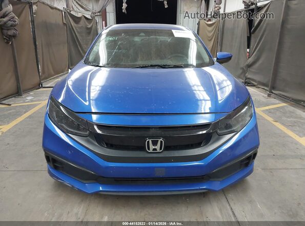 19XFC2F66LE028325 2020 HONDA CIVIC Синий Вид щитка приборов