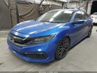 2020 Honda Civic Lx Синий vin: 19XFC2F66LE028325