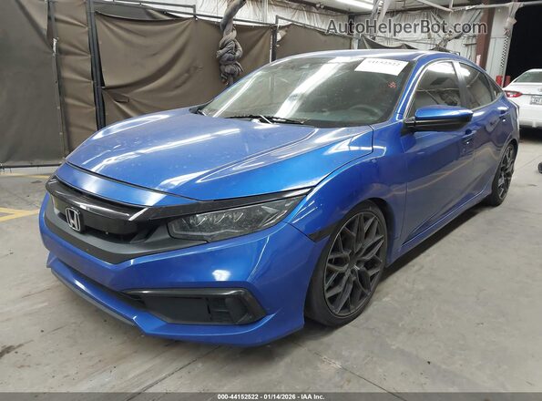 19XFC2F66LE028325 2020 HONDA CIVIC Синий Передняя левая четверть