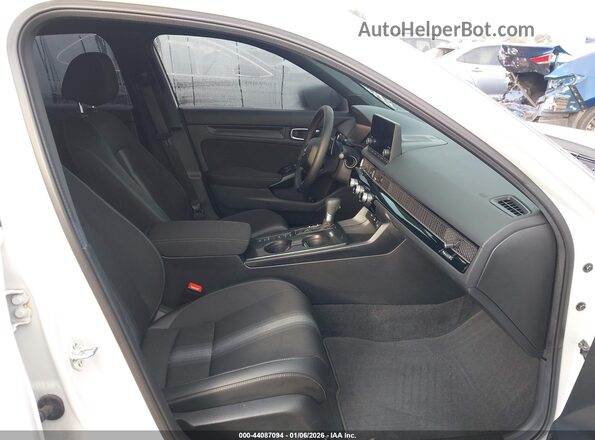 19XFL2H86SE002935 2025 HONDA CIVIC SEDAN White Widok wnętrza z przodu