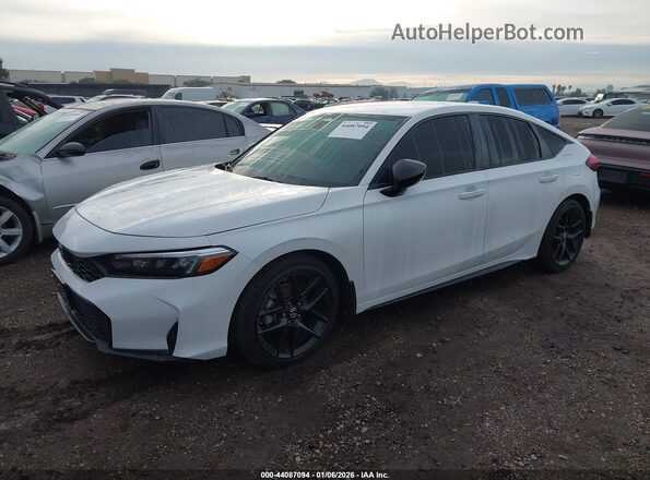 19XFL2H86SE002935 2025 HONDA CIVIC SEDAN White Przód lewy