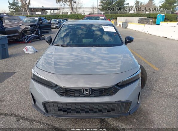 19XFL2H86SE008654 2025 HONDA CIVIC SEDAN Gray Widok zestawu wskaźników