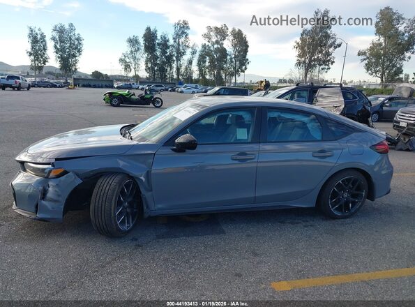 19XFL2H86SE008654 2025 HONDA CIVIC SEDAN Gray Widok wnętrza 360 stopni